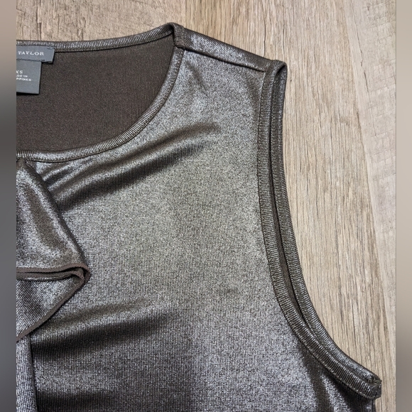 Ann Taylor Metallic Sleeveless Top - Picture 5 of 7
